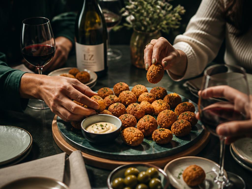 Croquetas servidas: para compartir